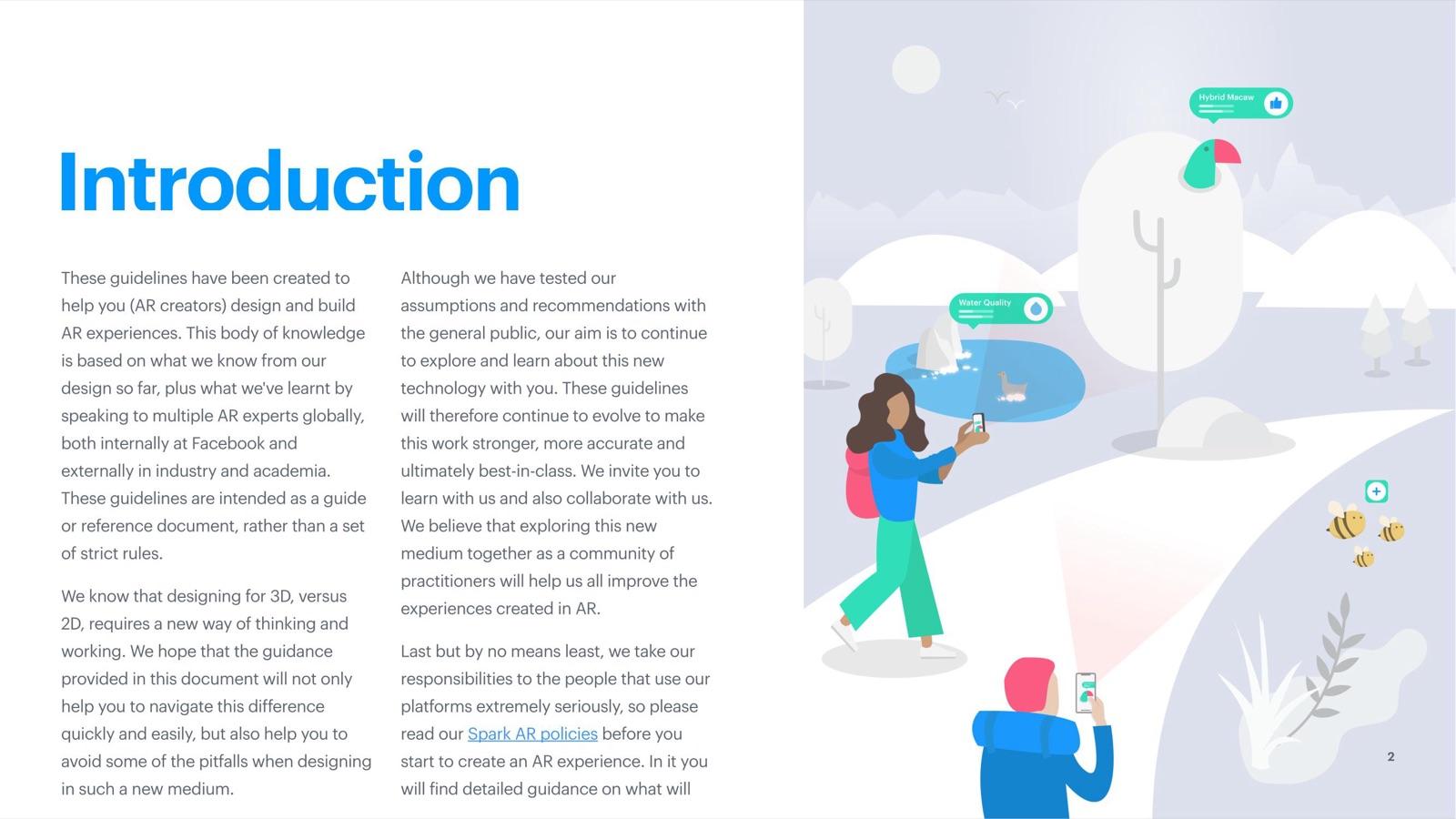 Spark AR Design Guidelines · slide 2