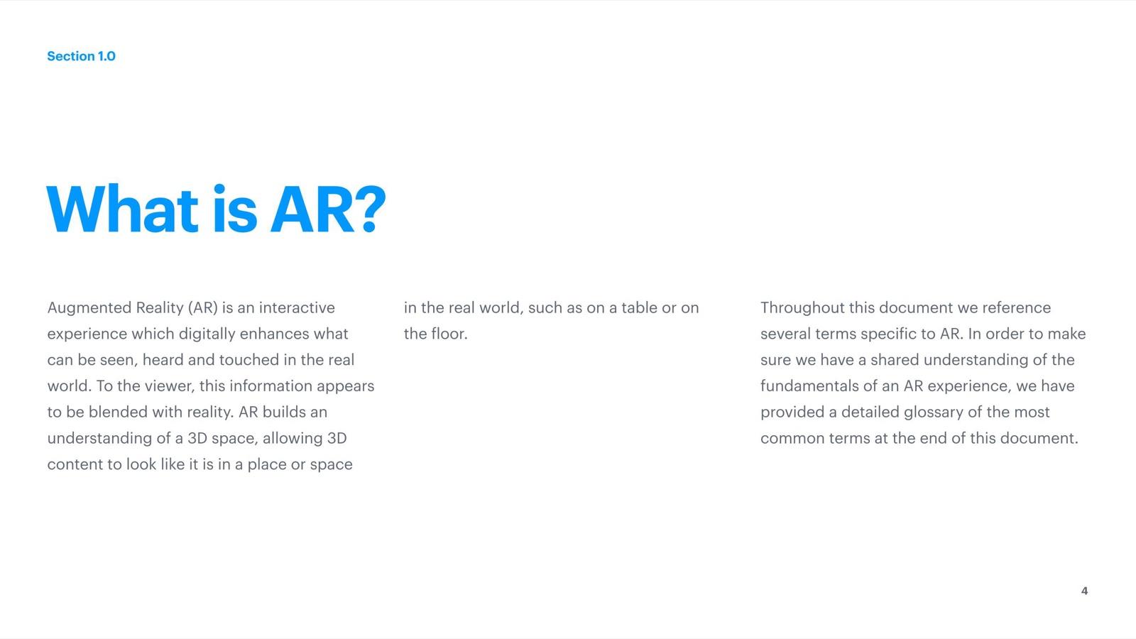 Spark AR Design Guidelines · slide 4