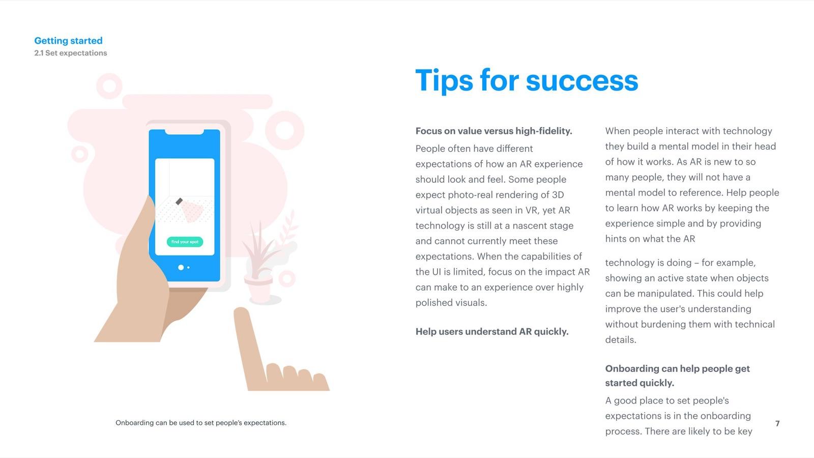 Spark AR Design Guidelines · slide 7