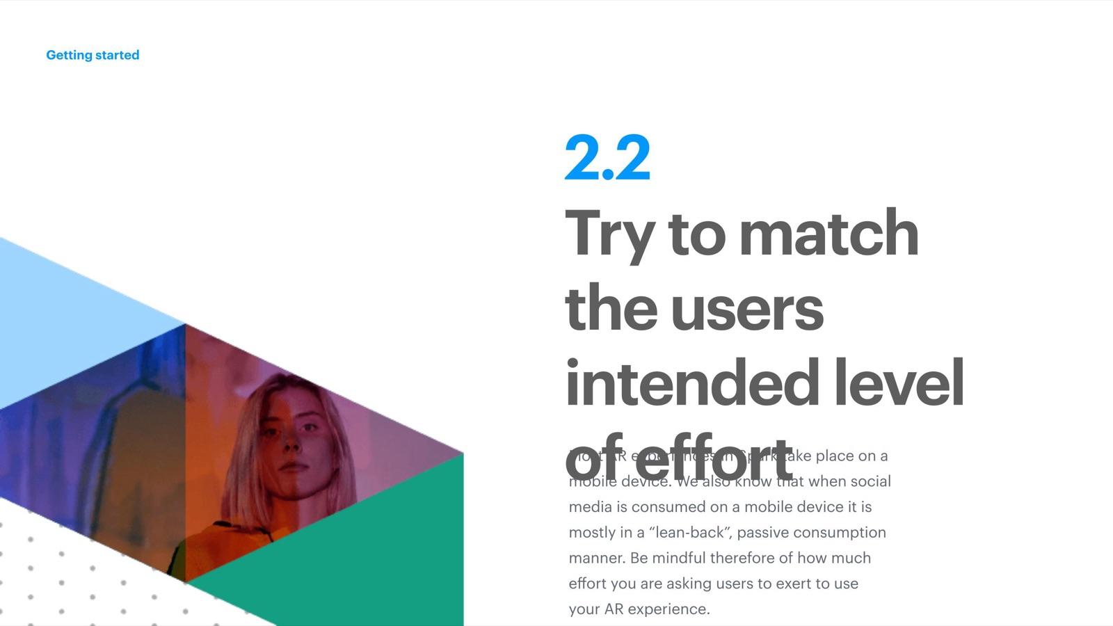 Spark AR Design Guidelines · slide 9