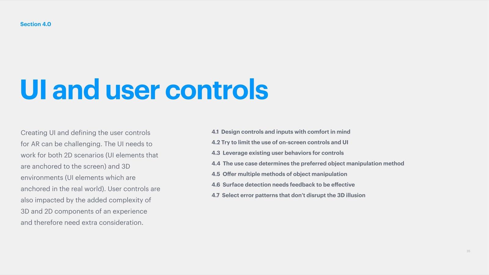Spark AR Design Guidelines · slide 35