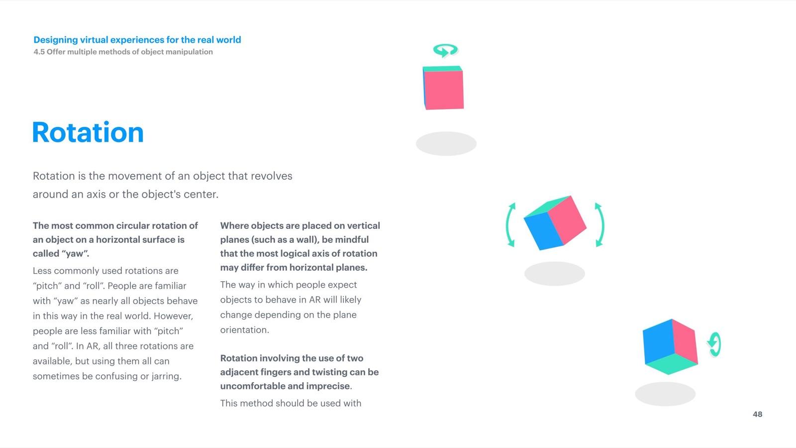 Spark AR Design Guidelines · slide 48