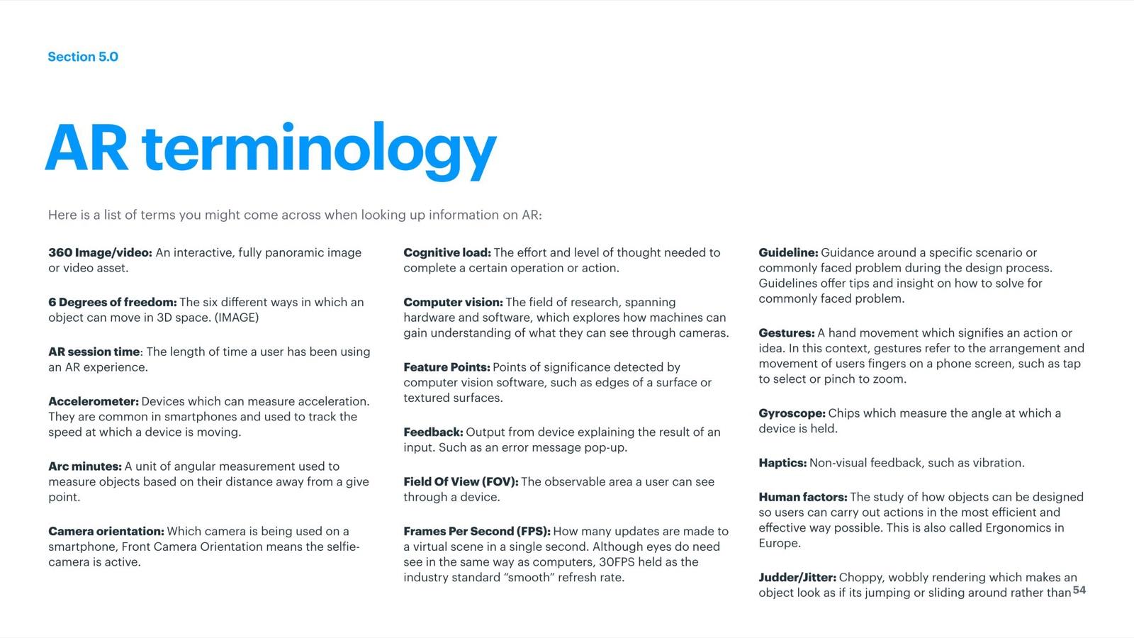Spark AR Design Guidelines · slide 54
