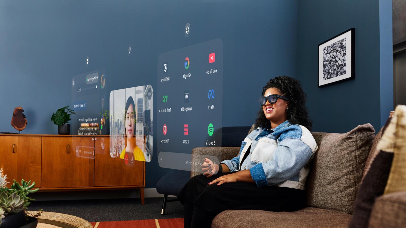 Meta Orion AR glasses press photo