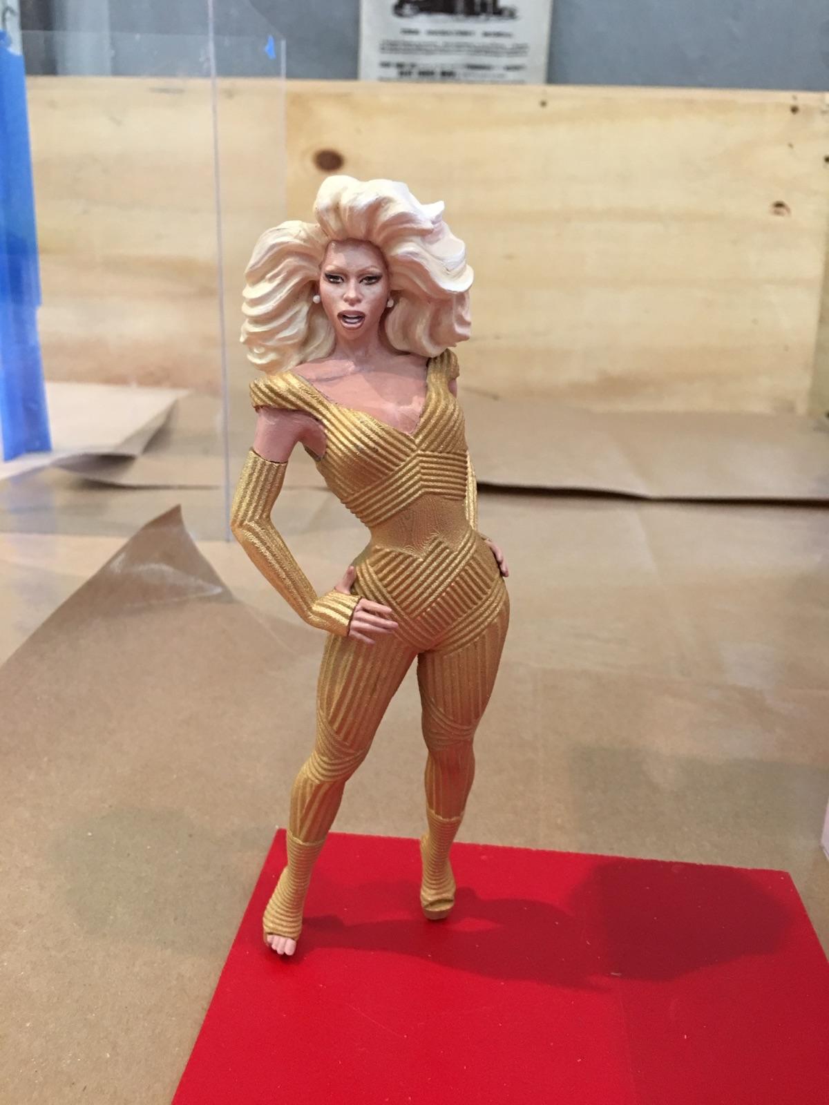 Single Ladies Beyoncé 3D-printed maquette