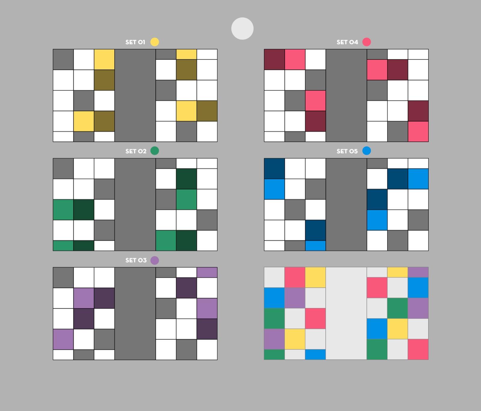 Color set palettes